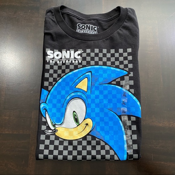 Sonic The Hedgehog Boys Short Sleeve Shirt XL (20) - Picture 2 of 6
